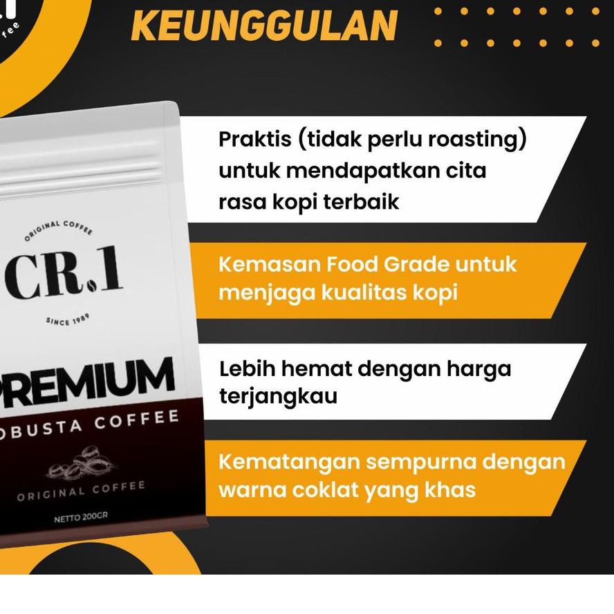 

10.10 Fasion sale CR1 Premium !! Kopi Dengan Citarasa Yang Beda