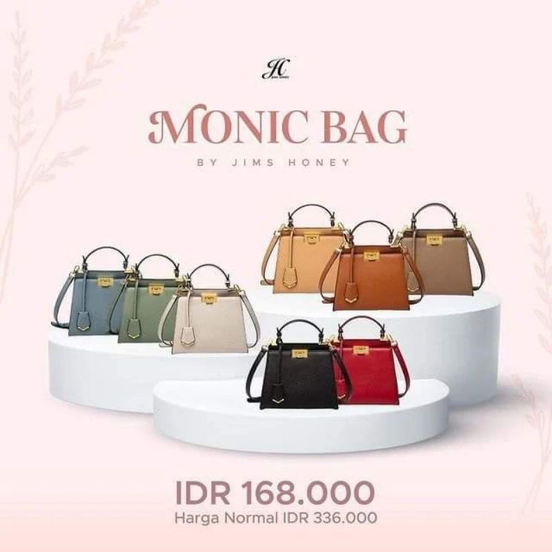 MONIC BAG JIMS HONEY/ TAS SELEMPANG WANITA/ TAS JALAN/ TAS KEKINIAN/ TAS HITS/