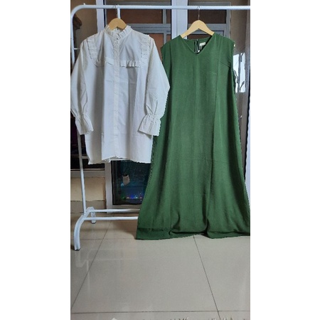 Setelan kemeja & outer dress