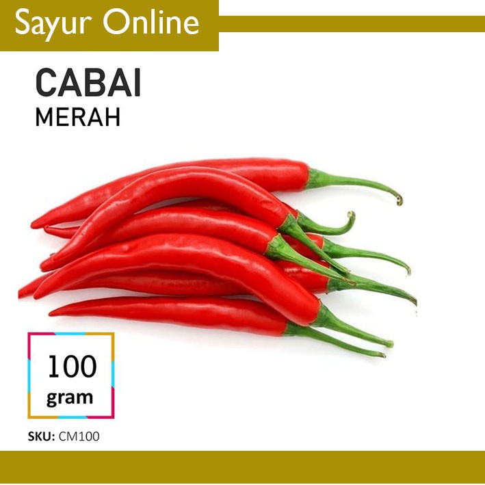 

[SayurOnline] CABAI / CABE MERAH [100g]