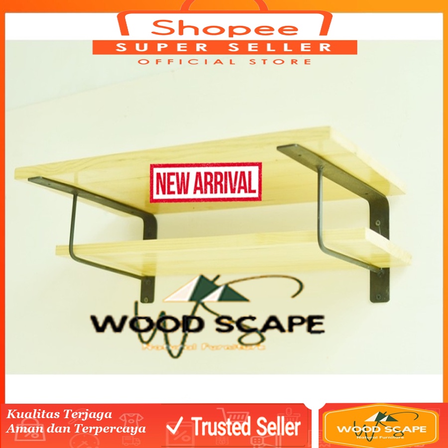 Rak dinding ambalan siku besi Susun/Dekorasi dinding/Rak minimalis