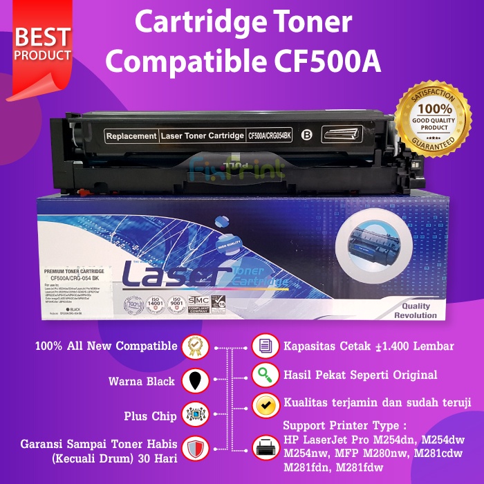 Cartridge Toner HP 202A CF500A CF501A CF502A CF503A Canon 054 CRG-054 LBP621Cw LBP623Cdw MF641Cw