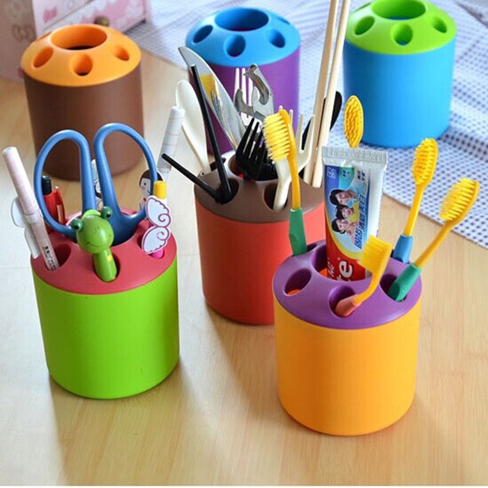 Tabung Sikat Gigi Toothbrush Holder Round dan tempat Alat tulis