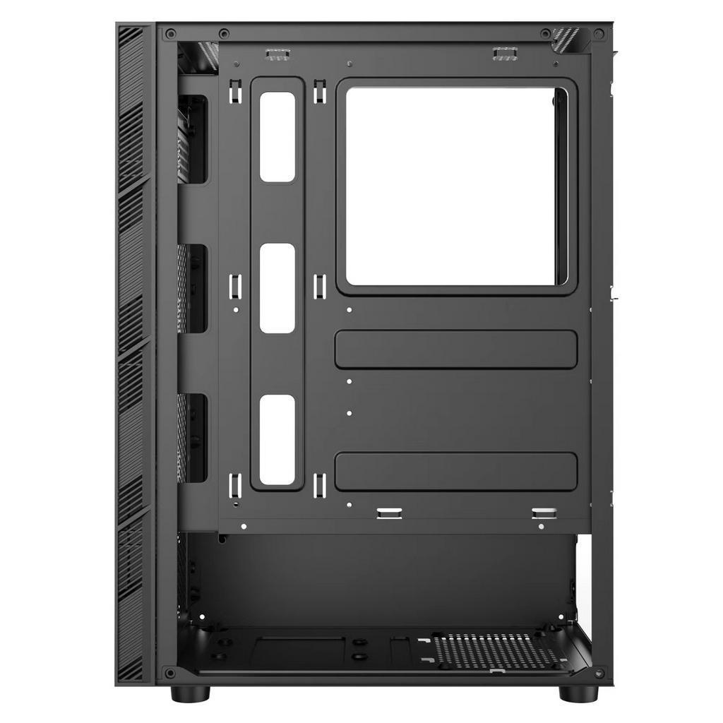 CASING GAMING MAXUSS BLACK PANTHER C10 BLACK &amp; WHITE