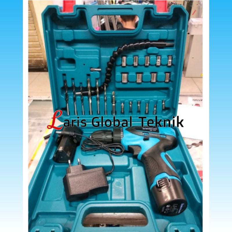Mesin Bor Baterai BENZ 12V BZ-8104 / Cordless Drill 12V