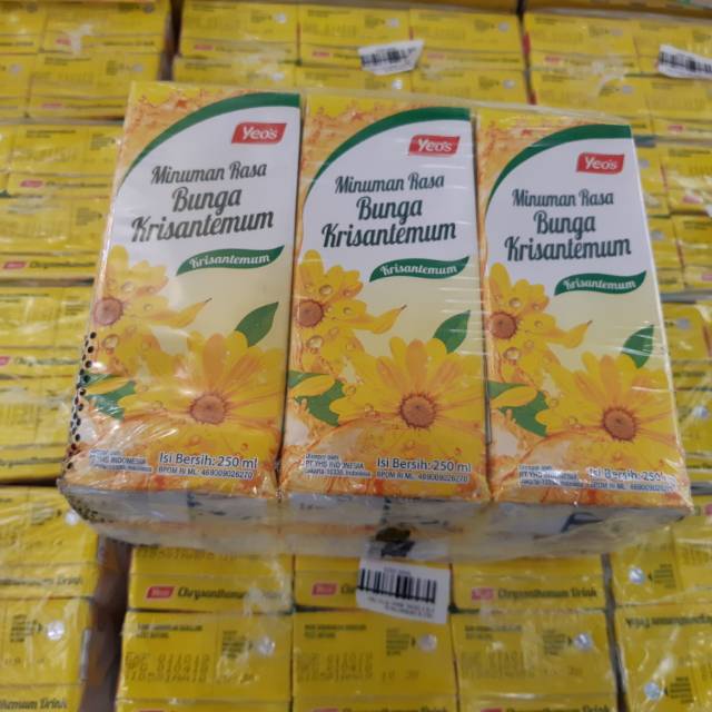 

[FREE KARTU UCAPAN] YEO'S TEH BUNGA CHRISANTENUM 250MLX@24pcs 1KOTAK