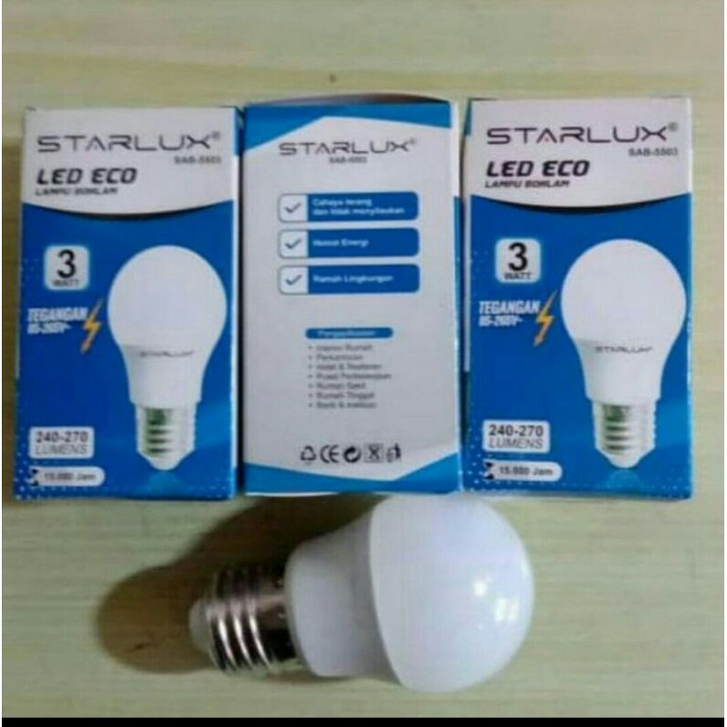 LAMPU  LED 3WATT STARLUX ECO