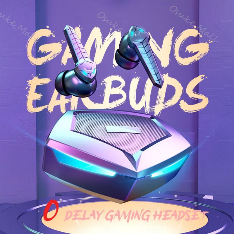 Headset Bluetooth PC Gaming original TWS No Delay  Gamer Earphone Full Bass Stereo