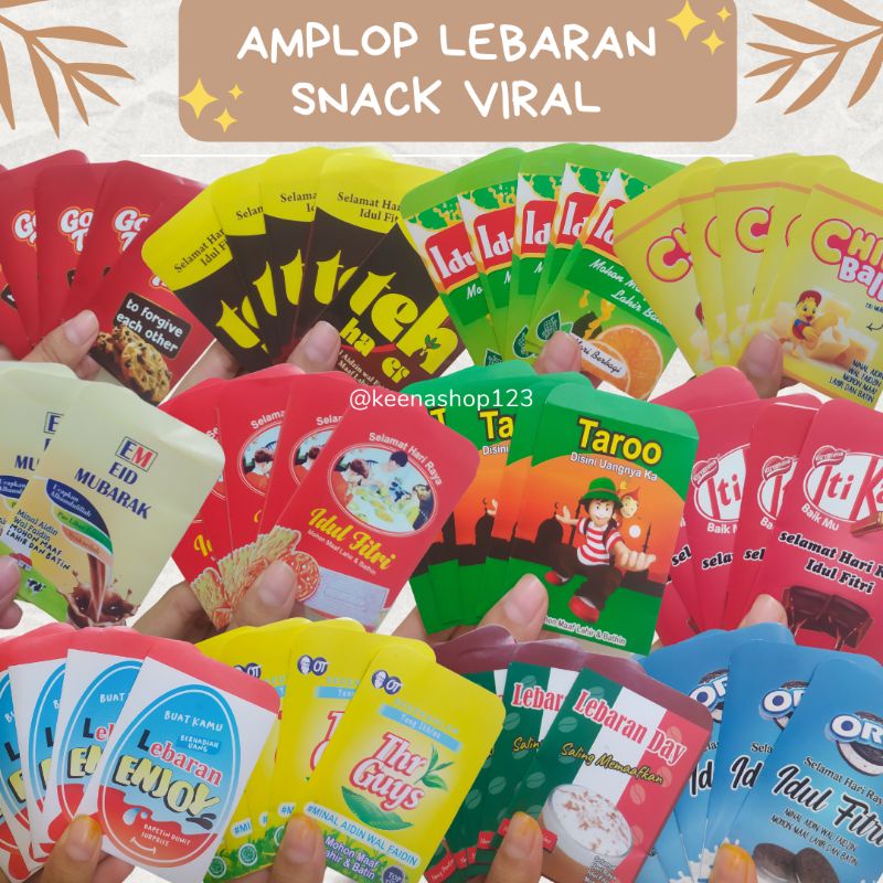 

Amplop Lebaran Snack Viral 2023 Bebas Pilih Motif [BISA COD]