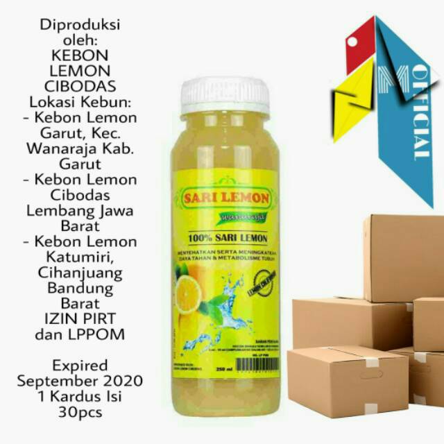 

Paket Sari Lemon Asli // Sari Lemon Asli // 1 Kardus 30 Pcs