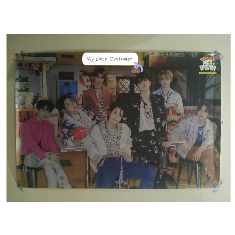 Poster Group NCT Dream Hot Sauce Jewel, Poster Yesung Pause Version, Poster Eunhyuk Timeline Version