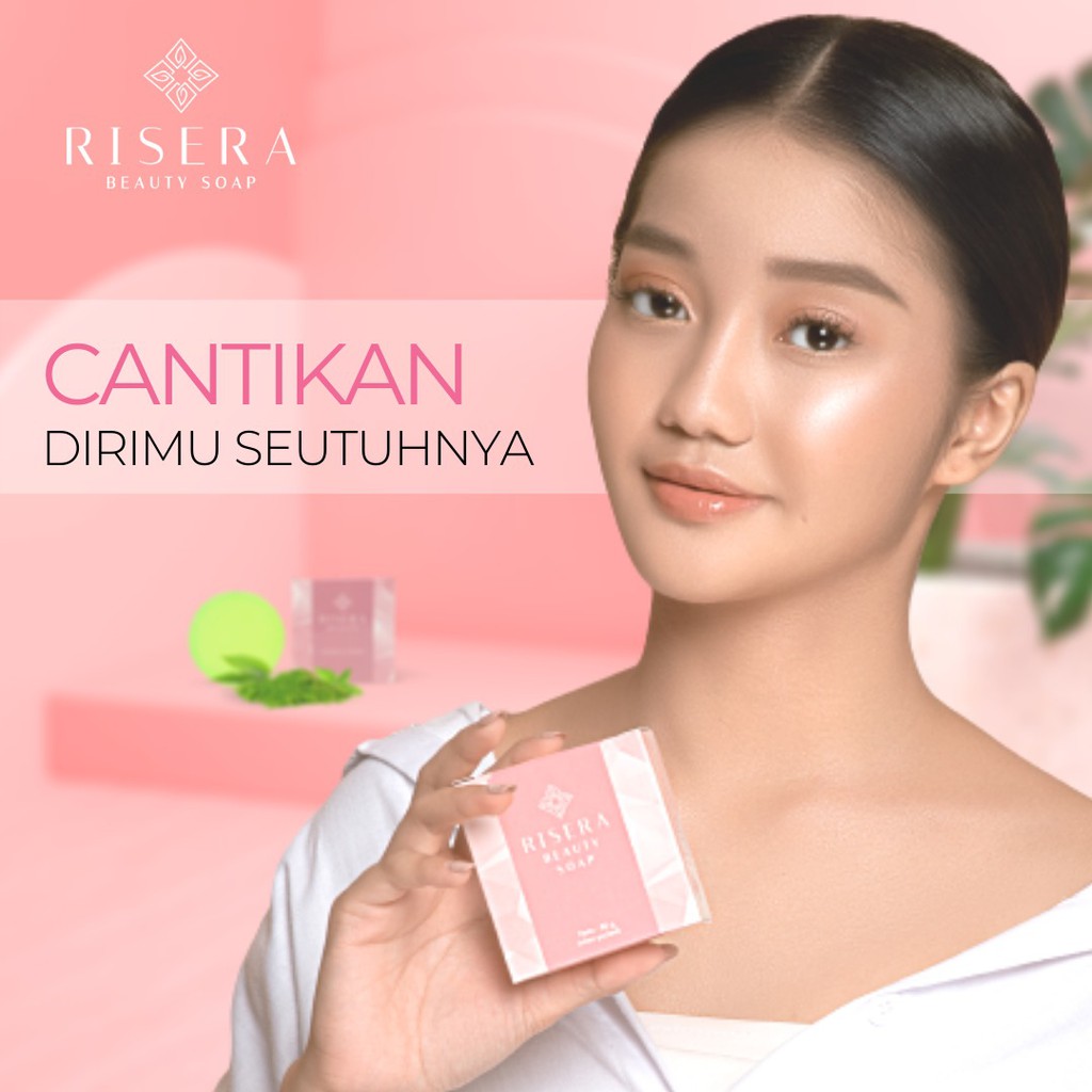 RISERA Facial wash sabun pembersih & pemutih wajah penghilang komedo Risera Beauty Soap