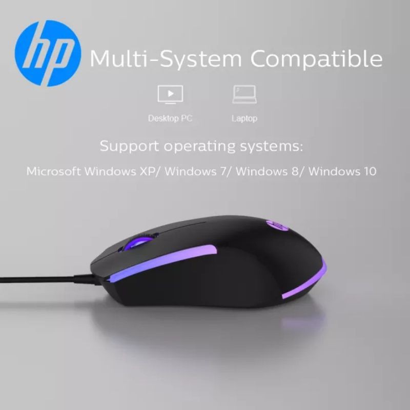 HP M160 Gaming Mouse RGB Optical 1000DPI