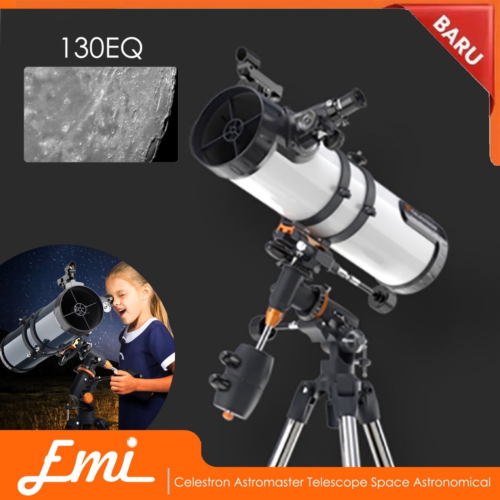 Celestron Astromaster Telescope Teropong Bintang Space 130EQ