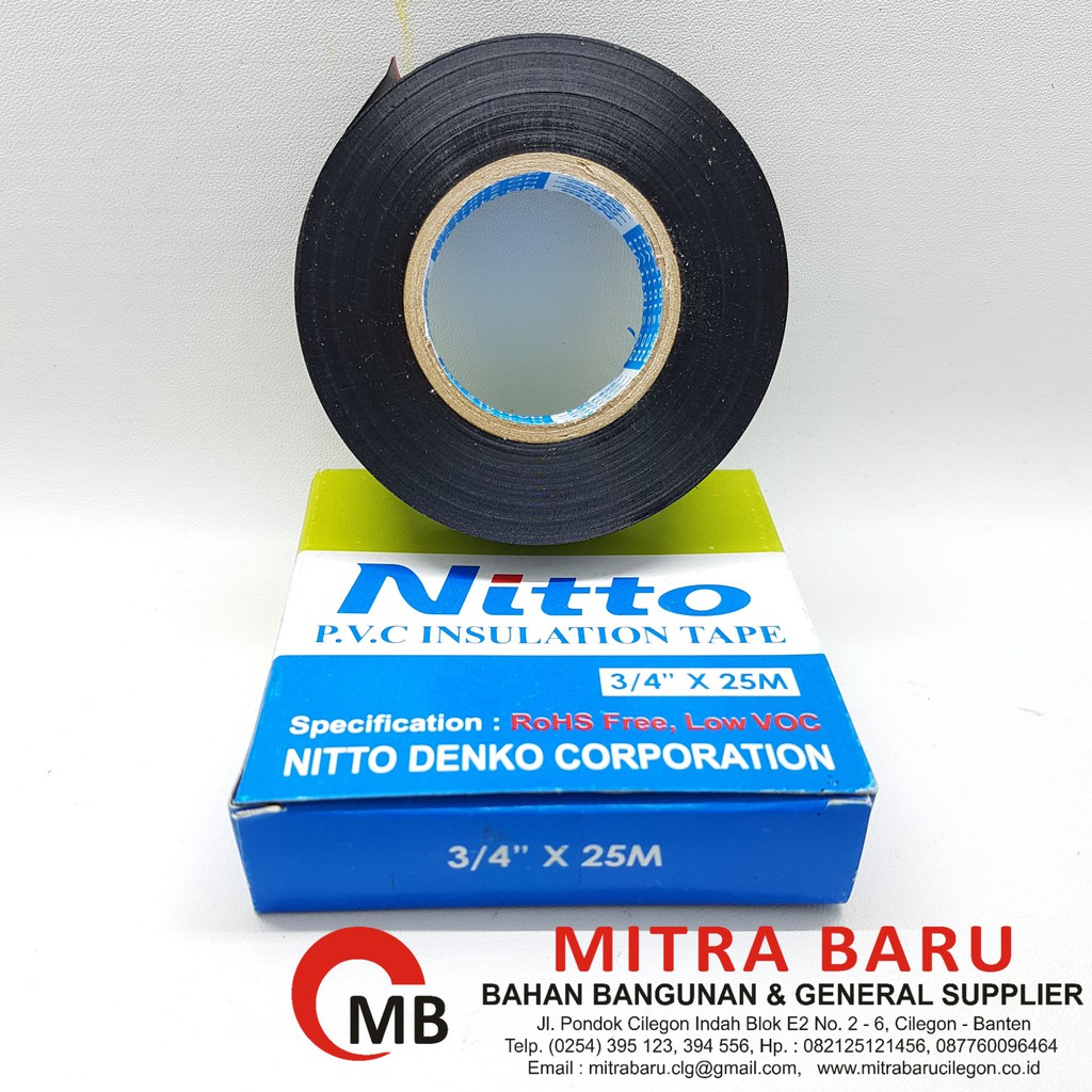 Isolasi listrik NITTO / Isolasi hitam nitto