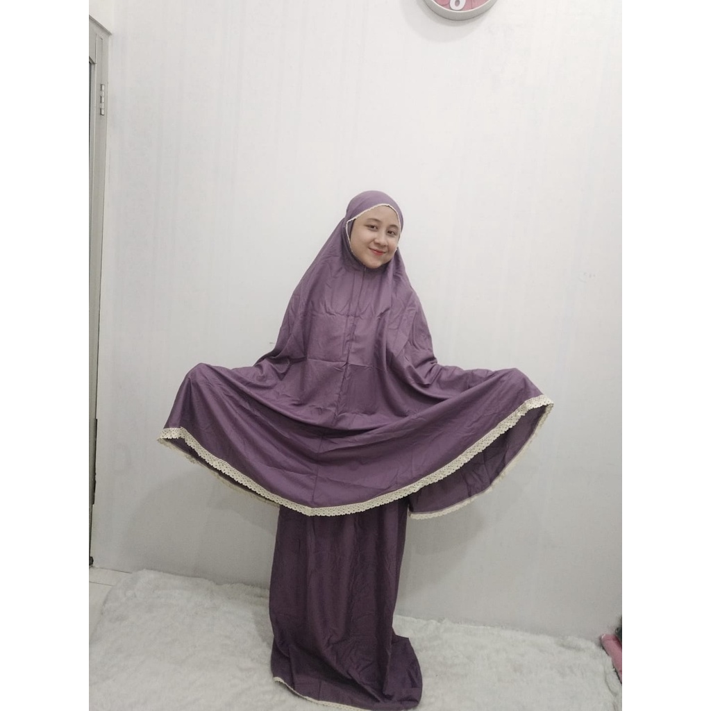 Mukena Anisa Renda Rajut Terbaru