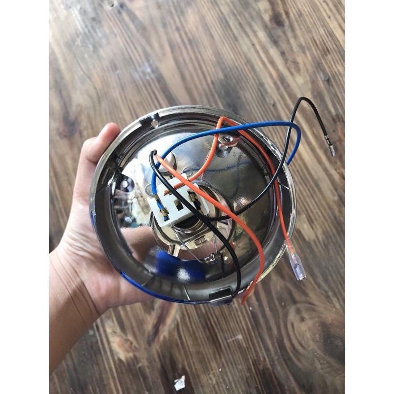 Lampu motor depan honda c70 set topi c70-2