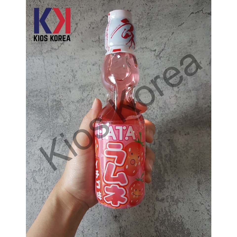 Jual Hata Ramune Hatakosen Soft Drink Strawberry Flavor 200ml - Minuman ...