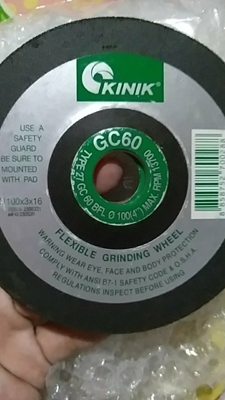 Kinik 4 Batu Gc Gerinda Gurinda Poles Kaca Granite Flexible 60 Kinik