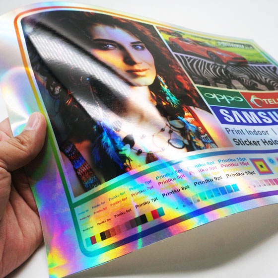 

STICKER HOLOGRAM PRINT FOTO LOGO CUSTOM VIRAL KEKINIAN