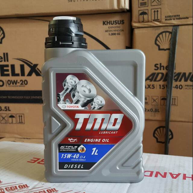 OLI MESIN MOBIL DIESEL TMO TOYOTA MOTOR OIL 15W-40 1 LITER