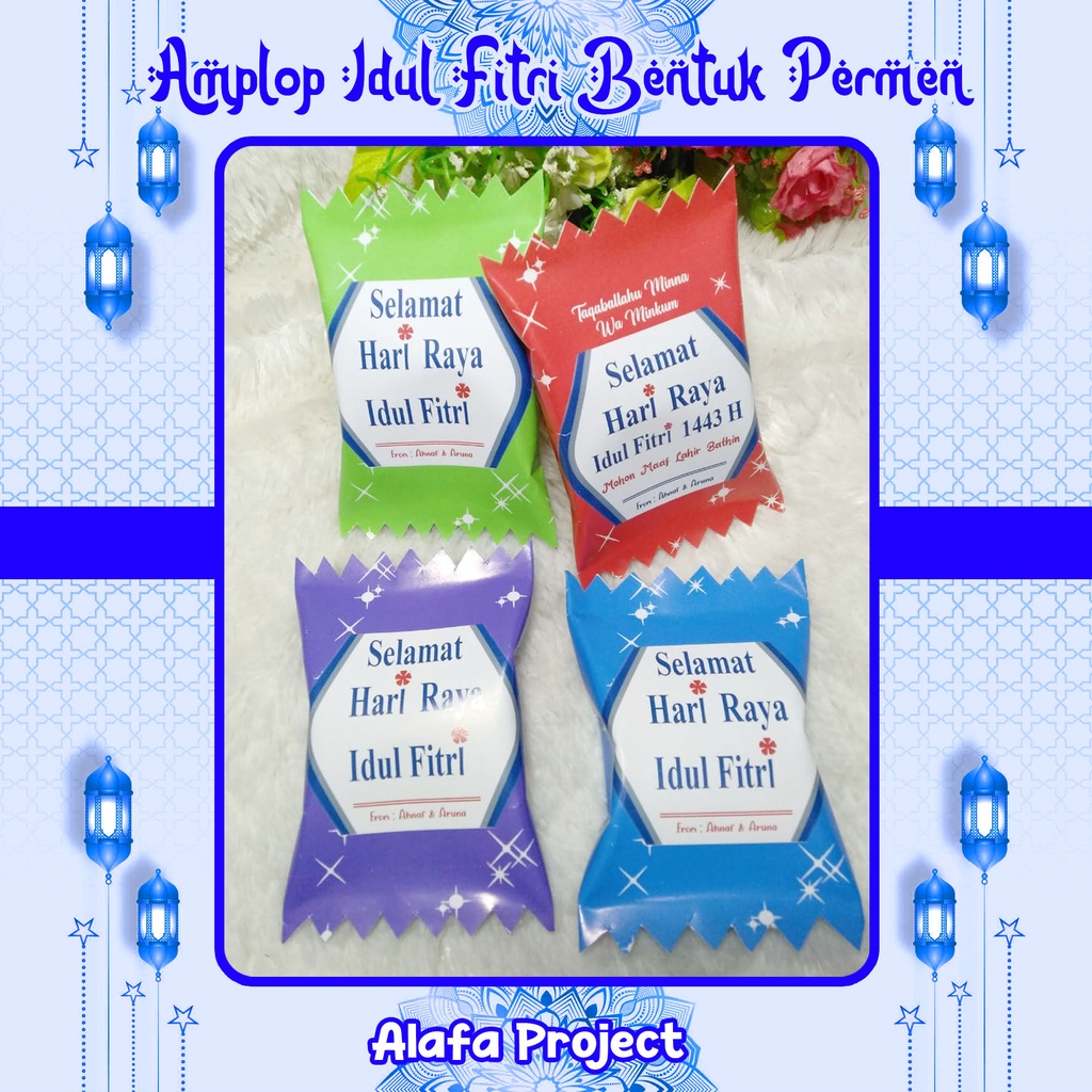 

AlafaProject Angpau Lebaran Idul Fitri Unik Lucu Bentuk Permen K1SS