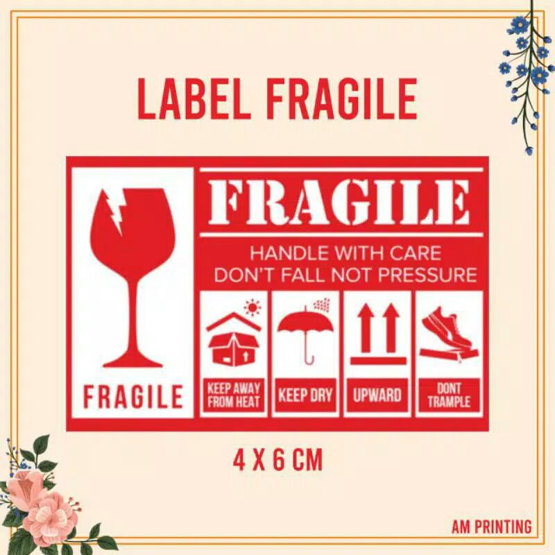 

(COD) STIKER PECAH BELAH / STIKER FRAGILE TERMURAH