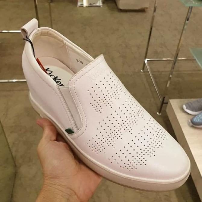 SEPATU WANITA KICKERS ORI MURAH KICKERS WOMEN SLIPON WEDGES ORI 36-401 BERKAH