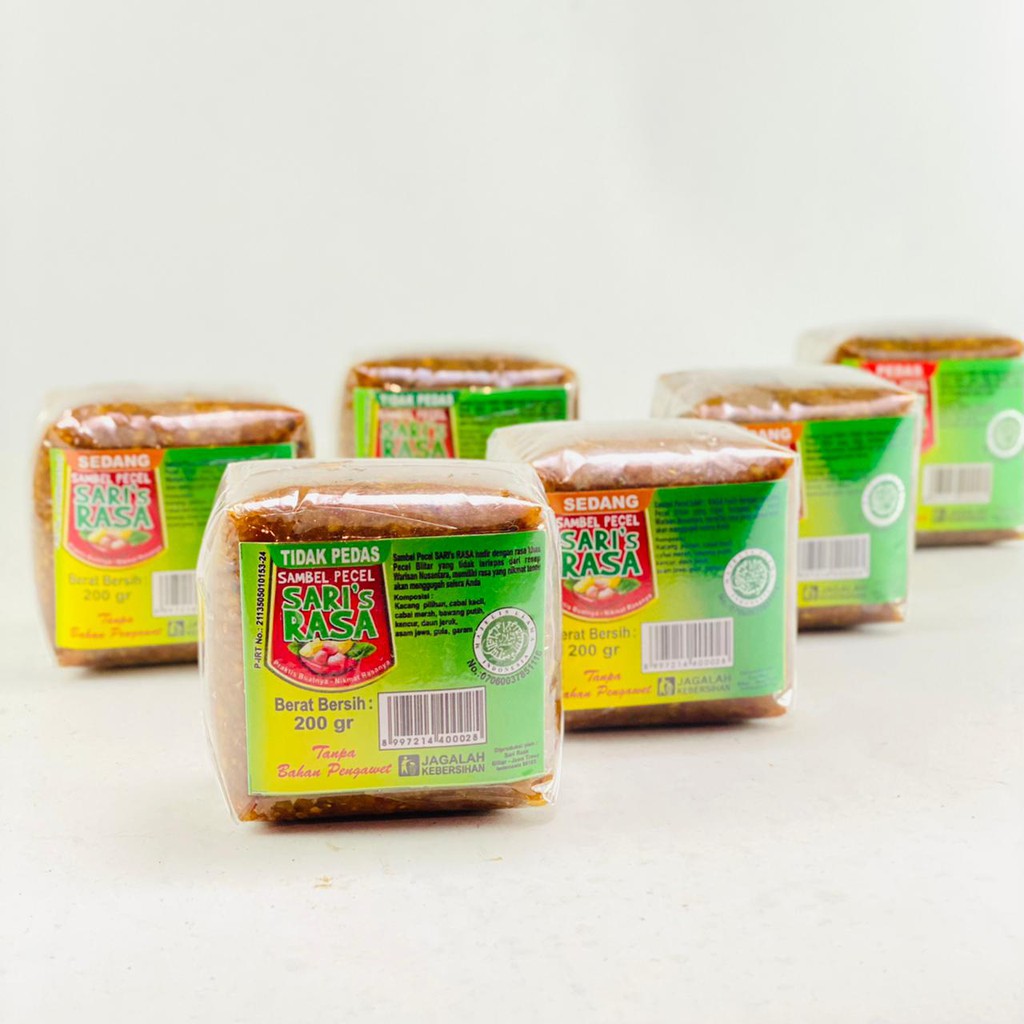 

Sambal Pecel Blitar Sari's Rasa Sambel Kacang Siap Makan 200 Gram