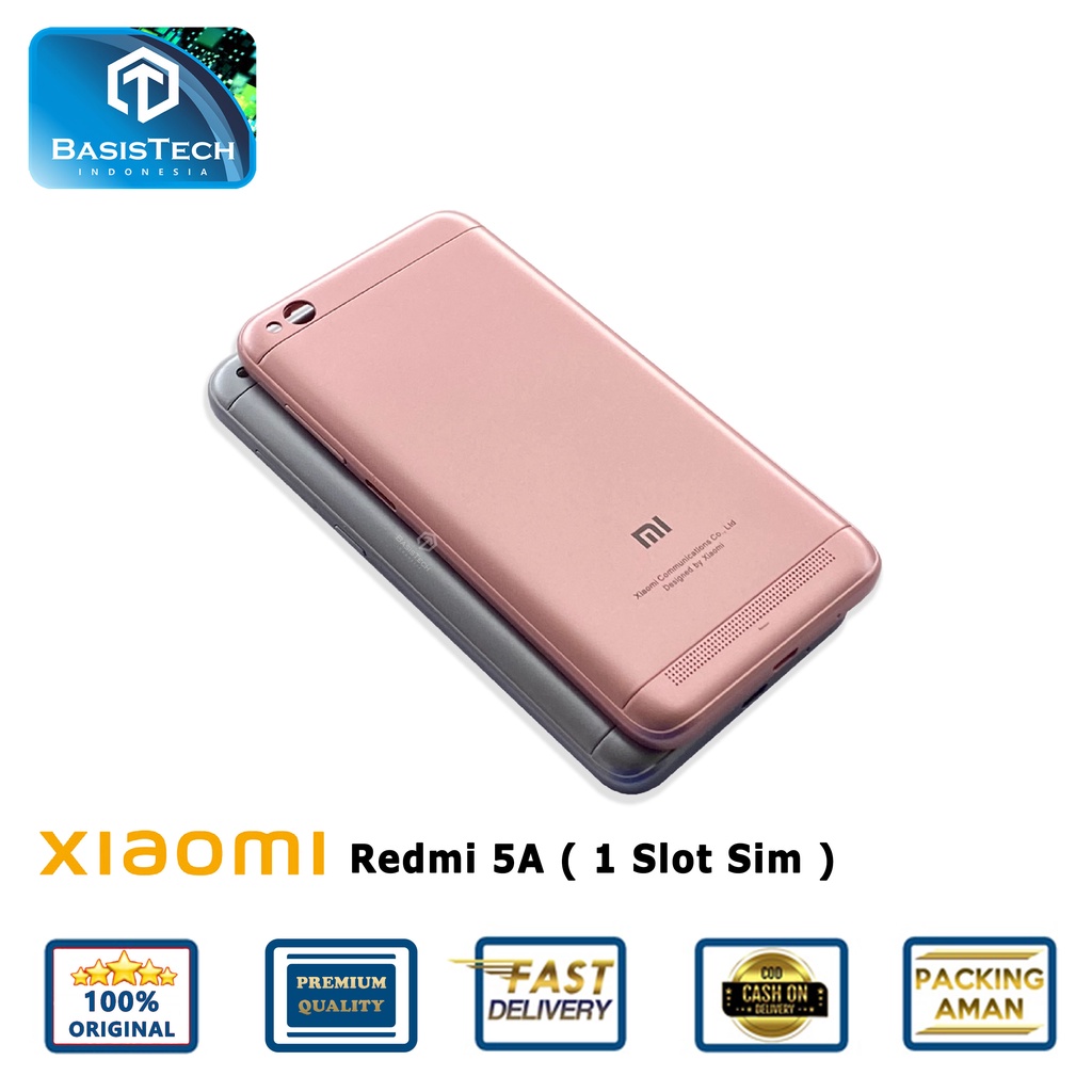 BACK COVER BACKDOOR CASING XIAOMI REDMI 5A 1 SIM SLOT