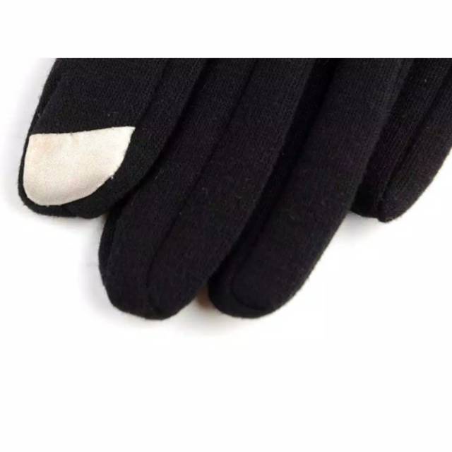 WOMAN WINTER BEADED GLOVES TOUCHSCREEN SARUNG TANGAN WANITA MUSIM DINGIN LAYAR SENTUH