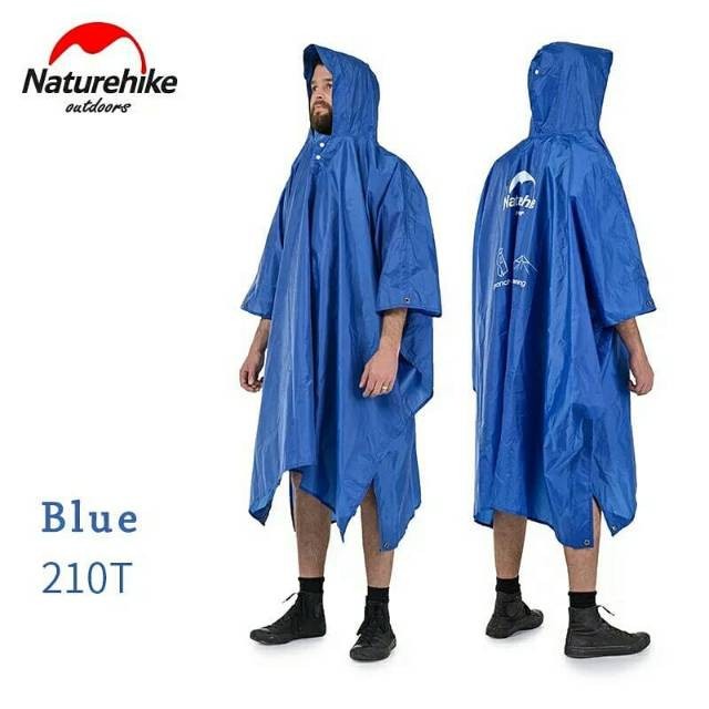 Jas hujan Naturehike NH17D002-M/NH17D003-M 210T poncho multifungsi