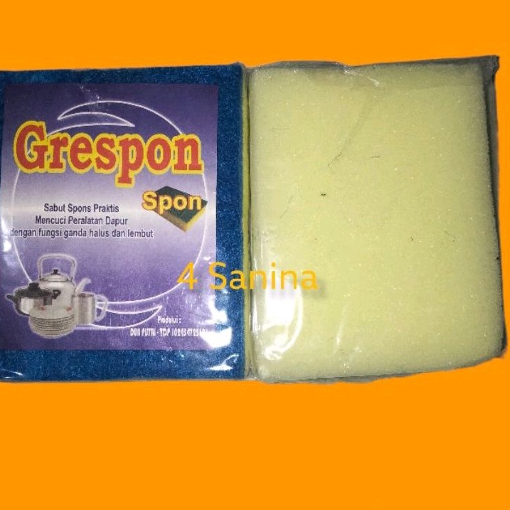 Grespon Spon Cuci Piring / Spons cuci piring / penggosok piring