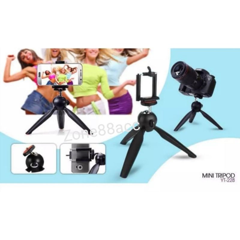 Tripod Mini Holder Handphone Camera UNIVERSAL Mono pod