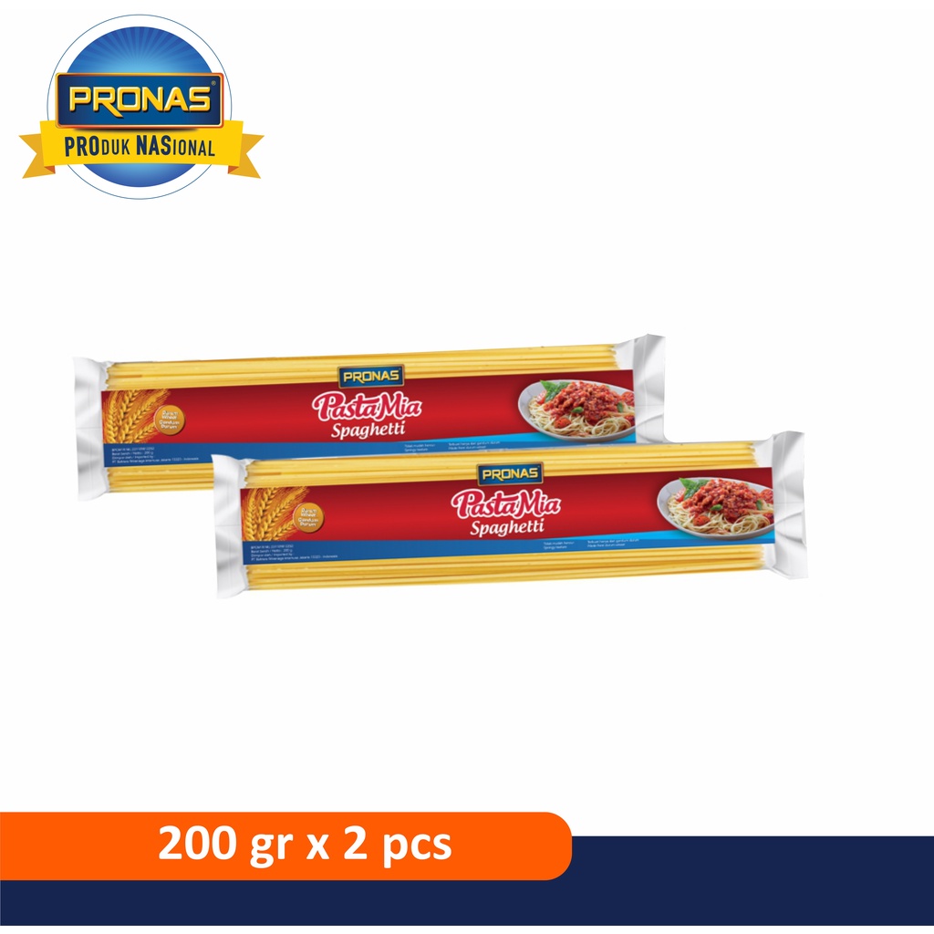 Pronas Pastamia Spaghetti 200 gr bundling 2 pcs