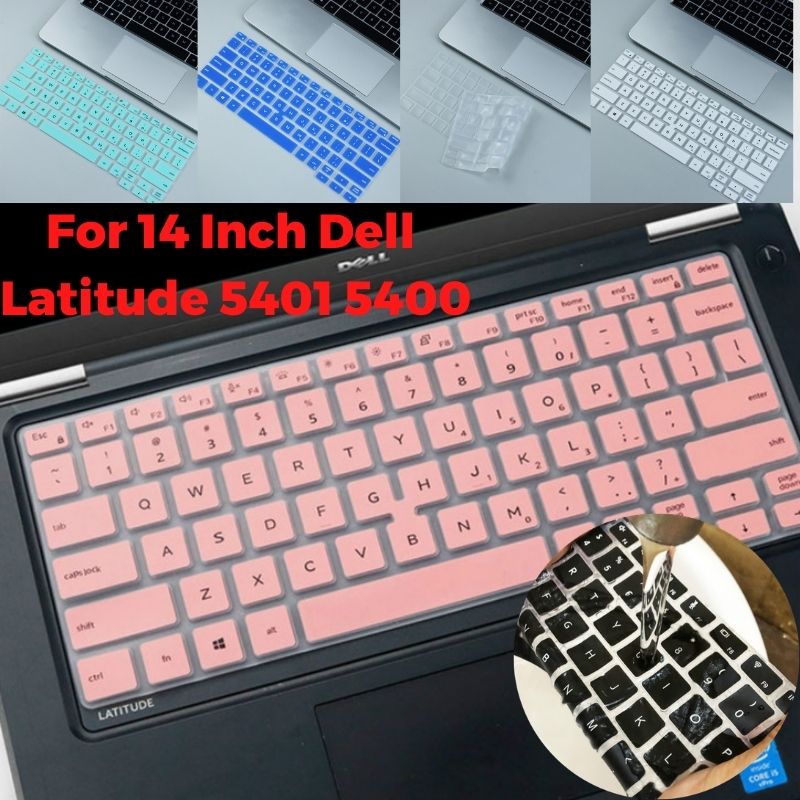 Cover Pelindung Keyboard Laptop Bahan Silikon Lembut Ultra Tipis Untuk Dell Latitude 5401 5400 14 &quot;