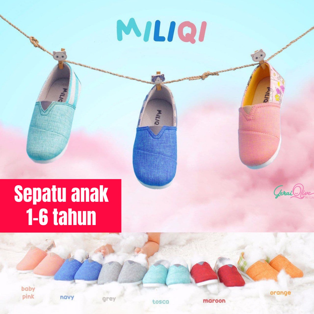 Sepatu Anak Perempuan Miliqi MS01 Balita By Miliqi