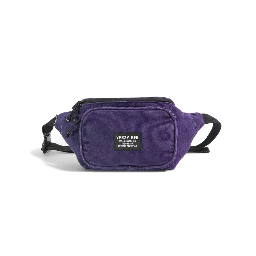 YESZY.MFG Waist Bag Smith Corduroy Purple