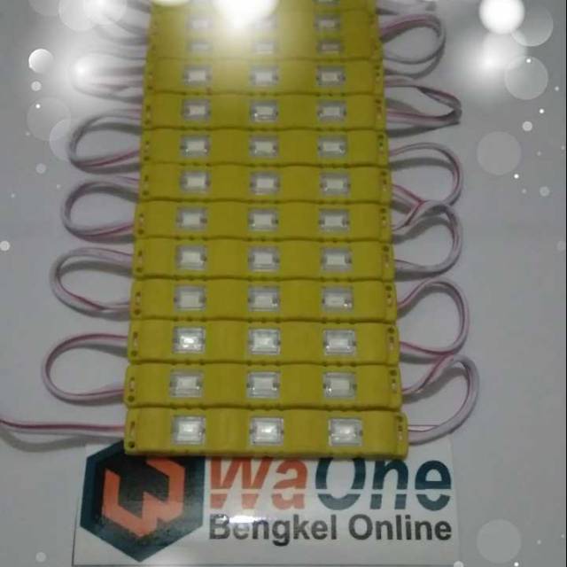 Lampu Kolong LED 3Mata Variasi 3 Mata Kuning