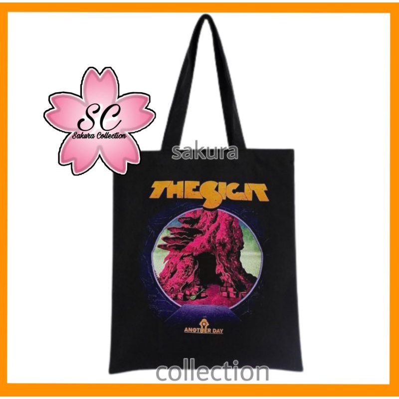 TOTE BAG THE SIGIT ANOTHER DAY MERAH / TOTEBAG RESLETING BAND METAL MUSIK HEAVY ROCK / TAS PRIA WANITA