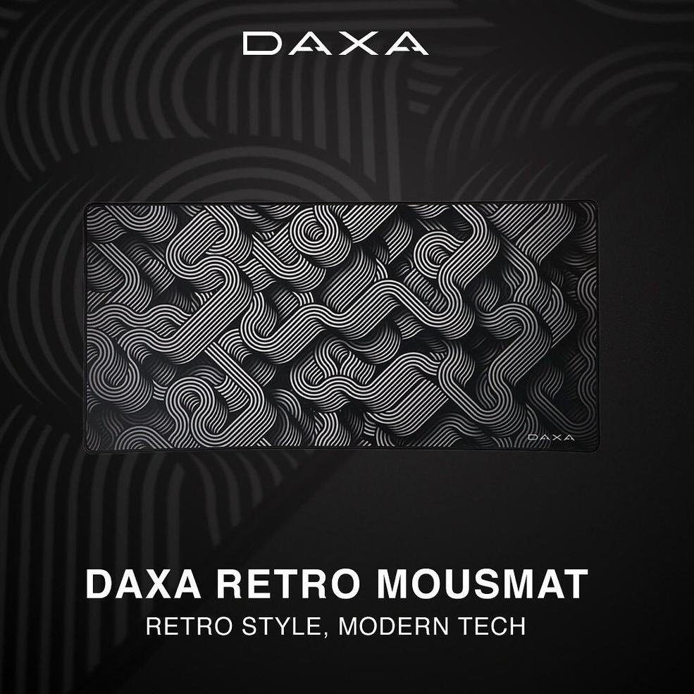 Rexus Daxa Retro Mousepad Gaming Mouse Mat Waterproof Polyester NAMPOL