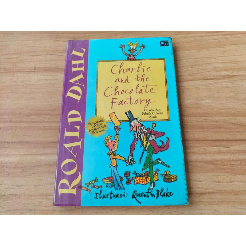 Novel Charlie dan Pabrik Coklat Ajaib, karya Roald Dahl