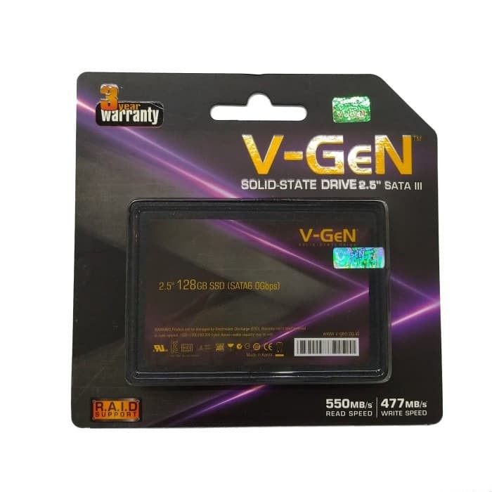 SSD V-GEN SATA III 128GB