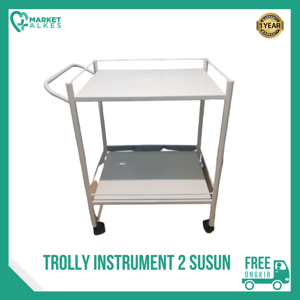 Trolly Instrument Trolley Instrument Besi 2 Susun Berkualitas