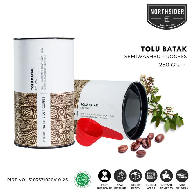 

BIJI KOPI ARABIKA TOLU BATAK (LINTONG) WASHED - 250G NORTHSIDER COFFEE -Diskon Besar