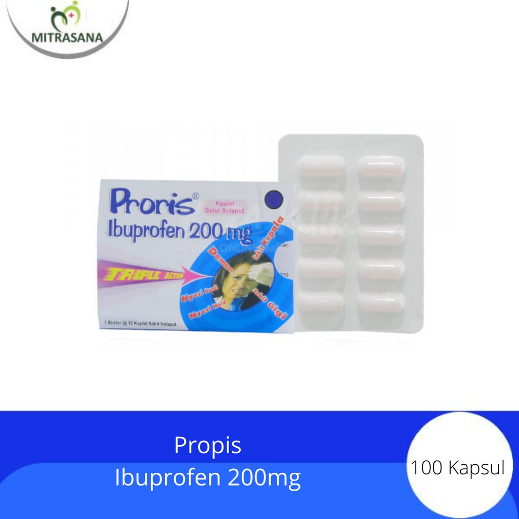 Proris Ibuprofen 200 mg 10 Kaplet