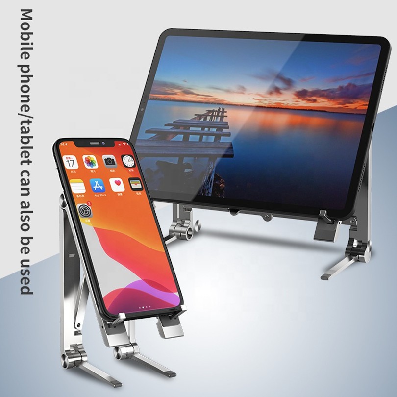 Triple W 3 in 1 Mini Laptop Stand Holder Portable Dudukan Tablet HP