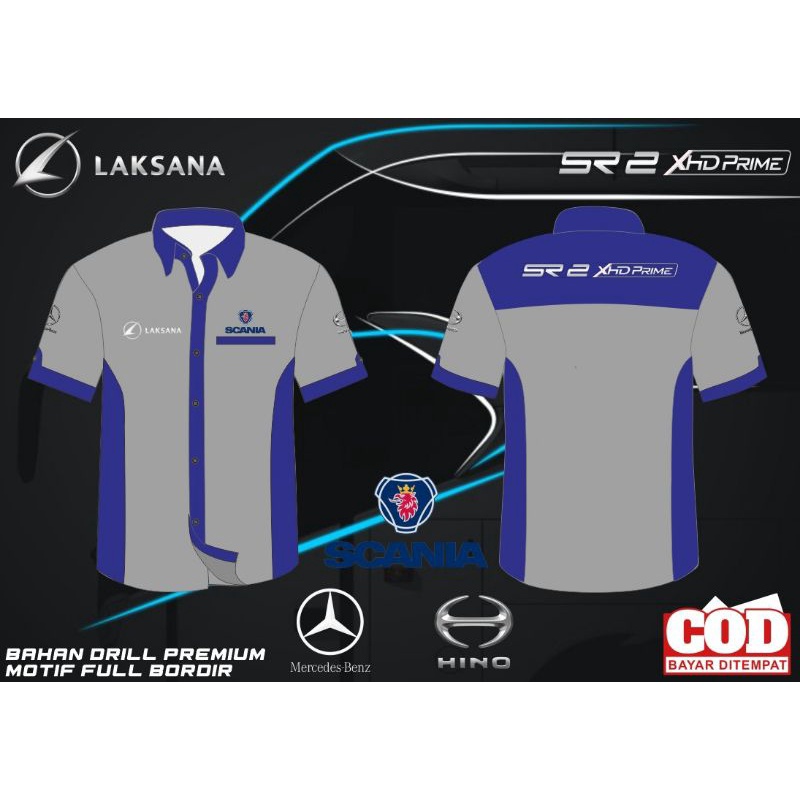Hem Kemeja Sr2XhdPrime Full Bordir Kualitas Premium