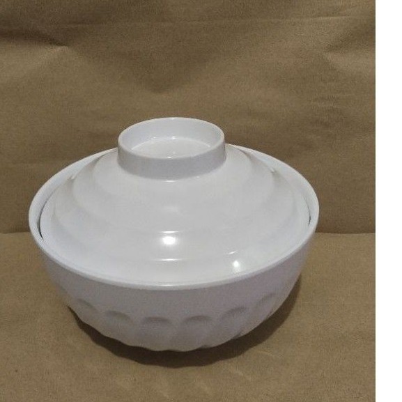 mangkok melamin tutup +mangkok steanless