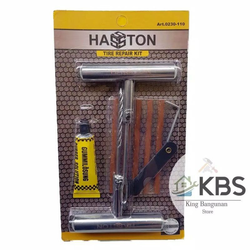 ALAT TAMBAL BAN TUBBLES GAGANG BESI HASTON / TIRE KIT METAL RRT HASTON
